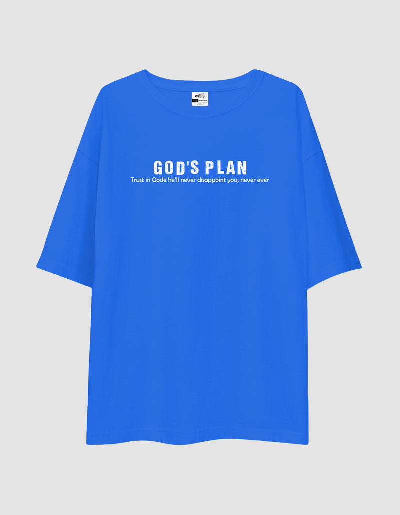 Unisex Oversied Gods Plan   tZS Exclusive