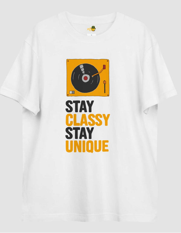 Unisex Regular Fit Tshirt Stay Classy