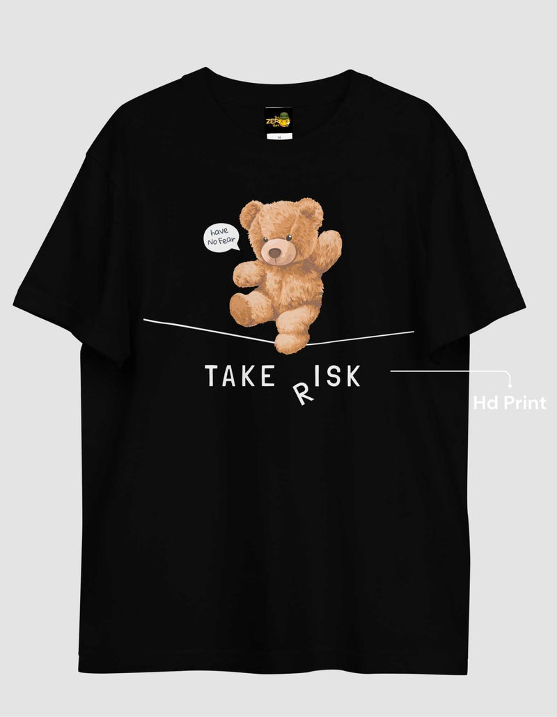 Unisex Regular Fit Tshirt Take Risk