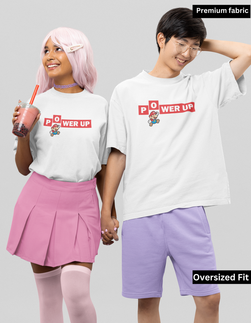 Unisex Oversized T-Shirt Gym | Power Up