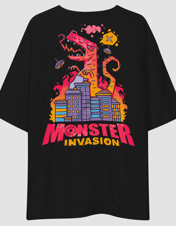 Unisex Oversized TShirt | Monster Invasion