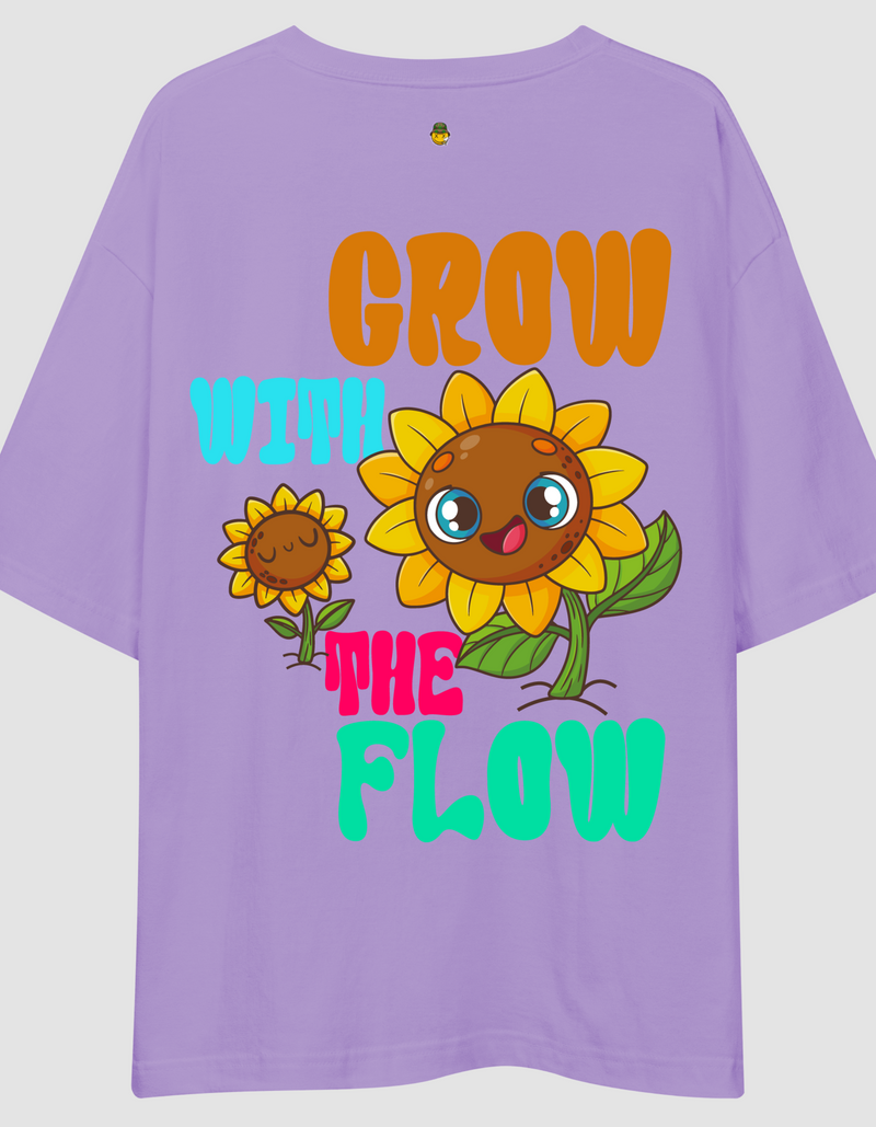 Unisex Oversized TShirt | Grow With the flow