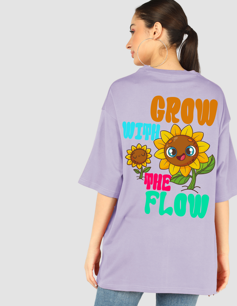 Unisex Oversized TShirt | Grow With the flow