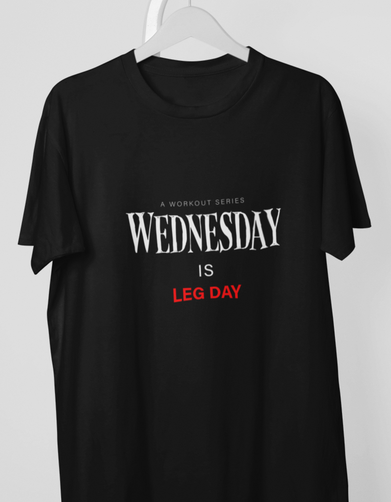 Oversized T-Shirt Gym | Wednesday Leg Day