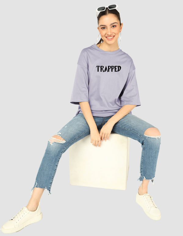 Oversized Tshirt Trapped  - TZS Exclusive