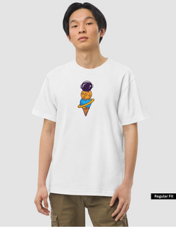 Unisex Regular Fit T-shirt Ice-cream Space