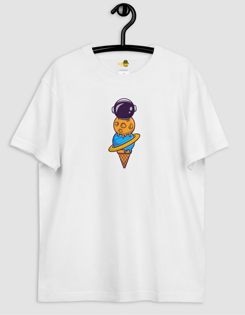 Unisex Regular Fit T-shirt Ice-cream Space