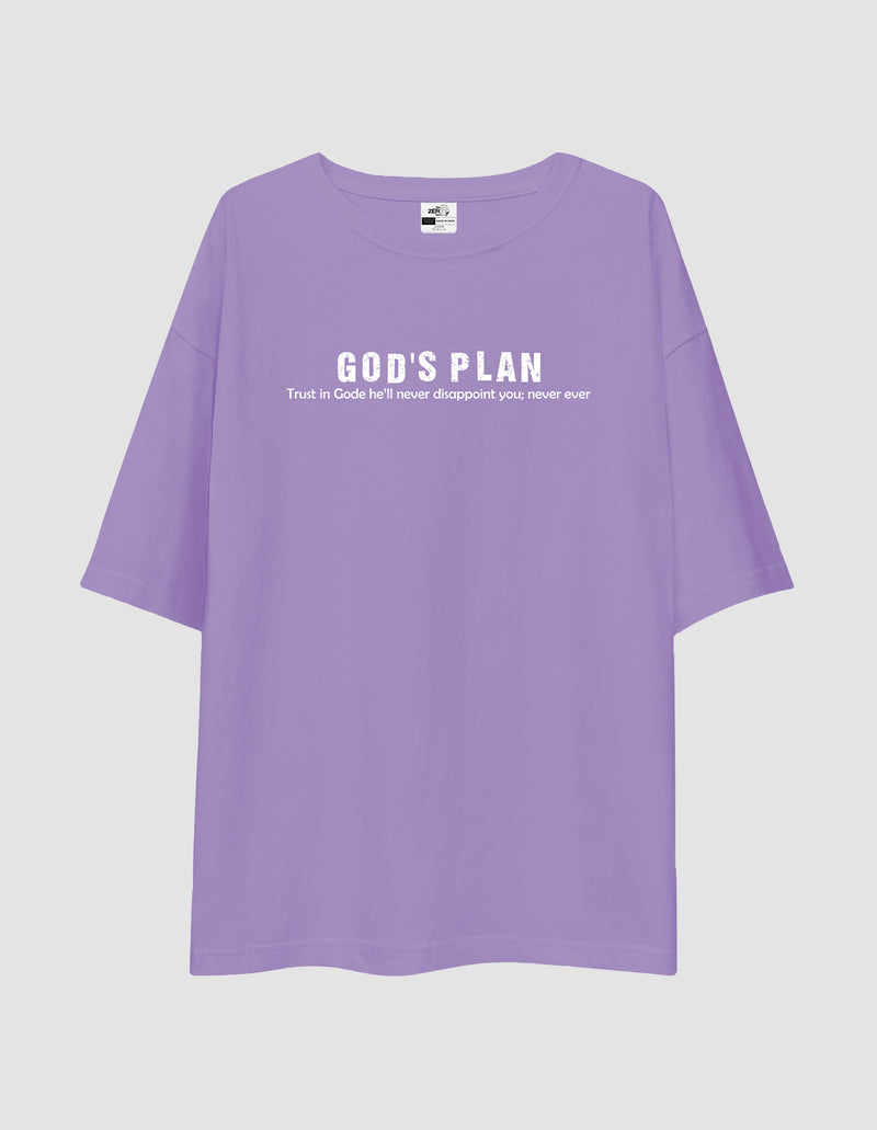 Unisex Oversied Gods Plan   tZS Exclusive