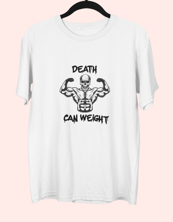 Unisex Oversized T-Shirt Gym | Death can Weight | TZS original