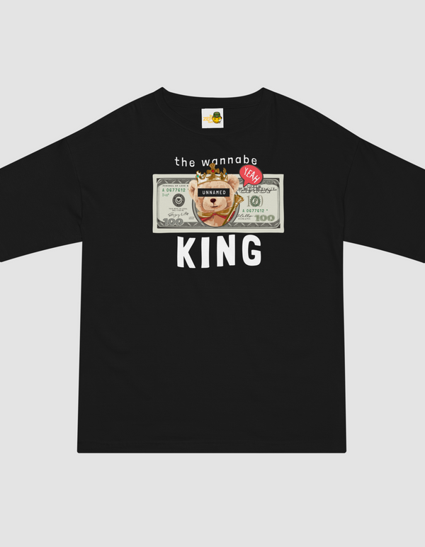 Unisex Oversized T-Shirt Minimal | Wanna Be king